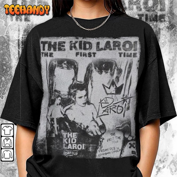 The Kid Laroi First Time Genius 90s Shirt, Bootleg Rapper Art Album Sweatshirt