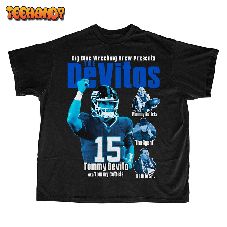 Tommy DeVito New York Giants The Sapranos Italian 90s style T Shirt