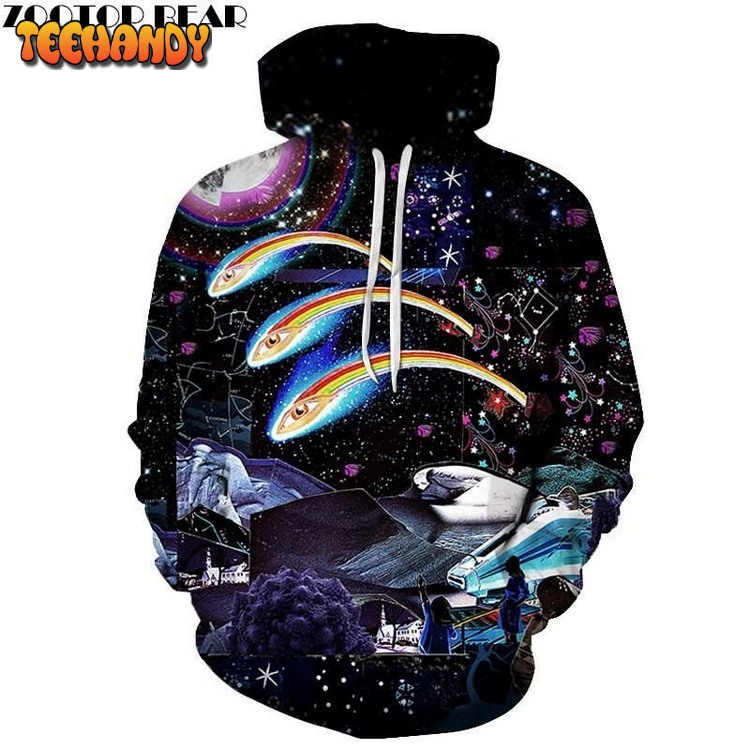 Universe Galaxy 3D Sweatshirt Pullover 3D Hoodie