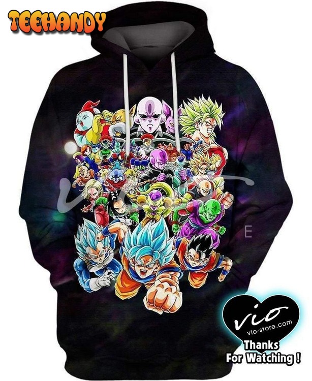 Universe Survival Saga Pullover 3D Hoodie