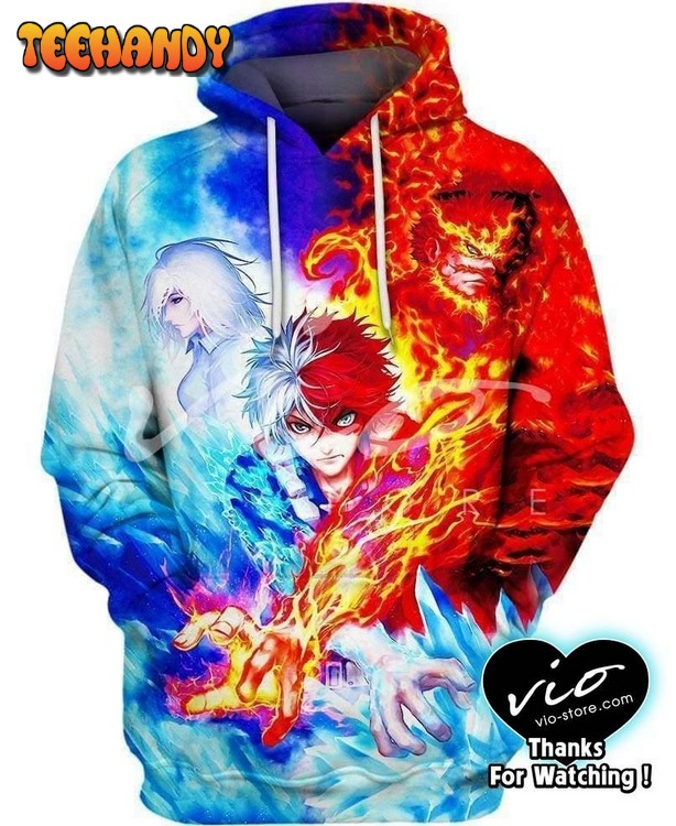 Unnamed Ice Quirk Pullover 3D Hoodie