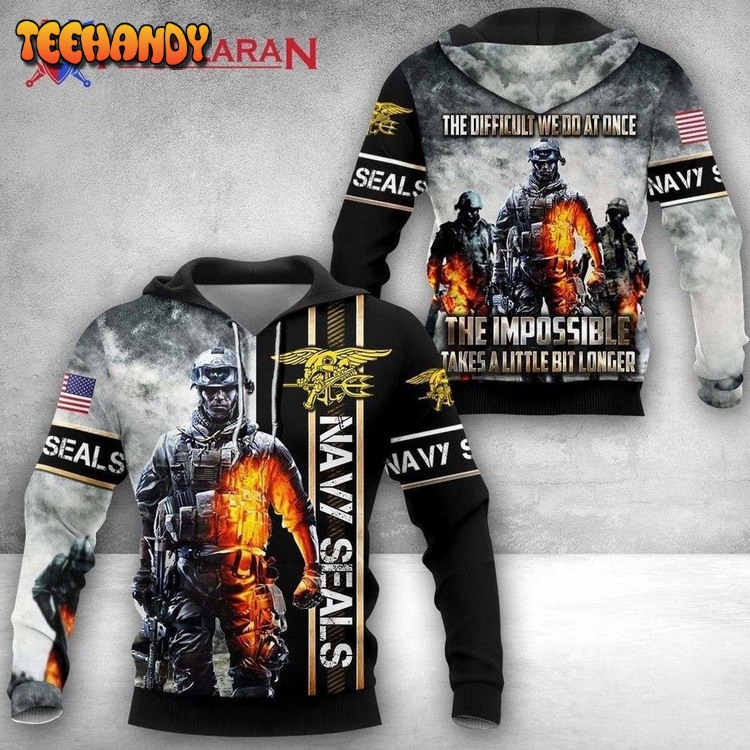 Us Navy Seals Pullover 3D Hoodie