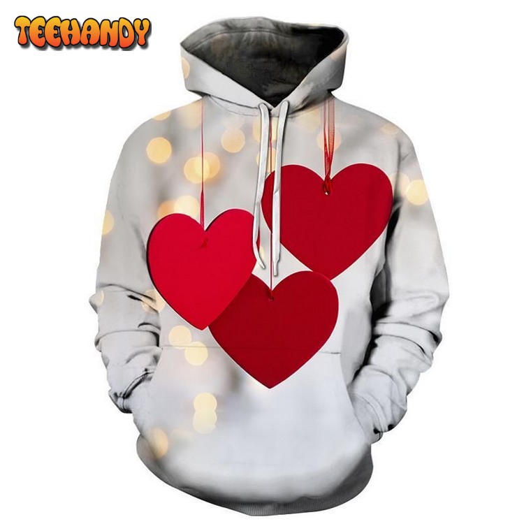 Valentine Day 3D 3D Hoodie For Men Women Pullover 3D Hoodie