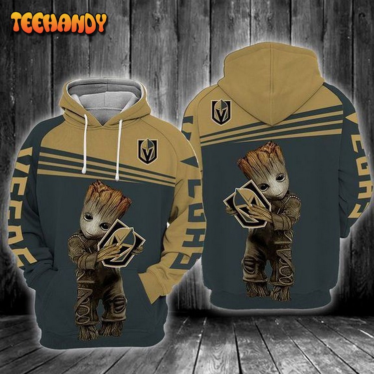 Vegas Golden Knights Groot Pullover 3D Hoodie