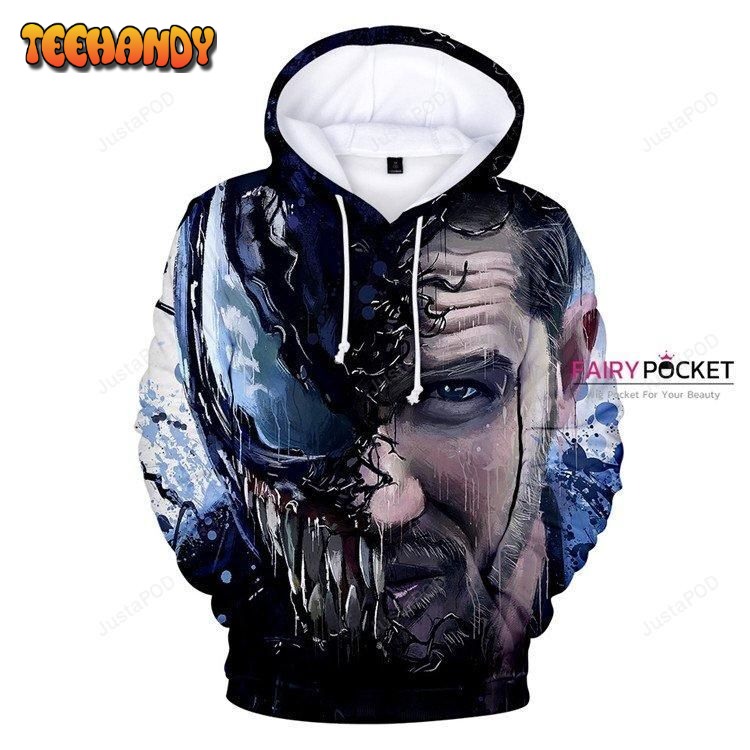 Venom Eddie Brock Venom Pullover 3D Hoodie