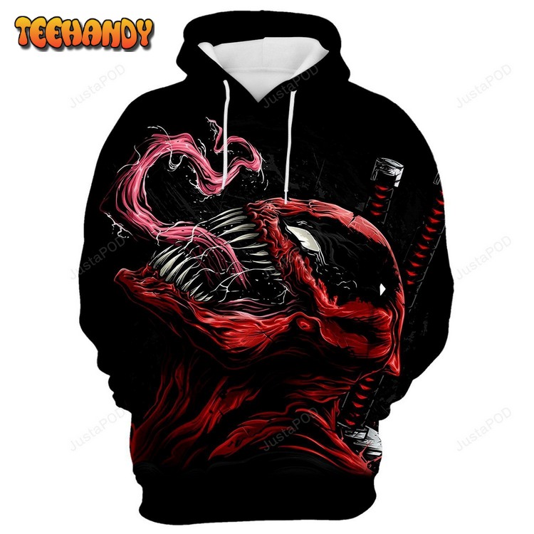 Venompool Marvel 3D Pullover 3D Hoodie