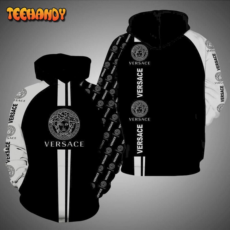 Versace Versace All Over Printed Pullover 3D Hoodie