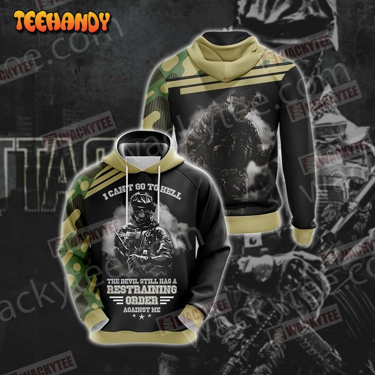 Veteran Unisex Pullover 3D Hoodie