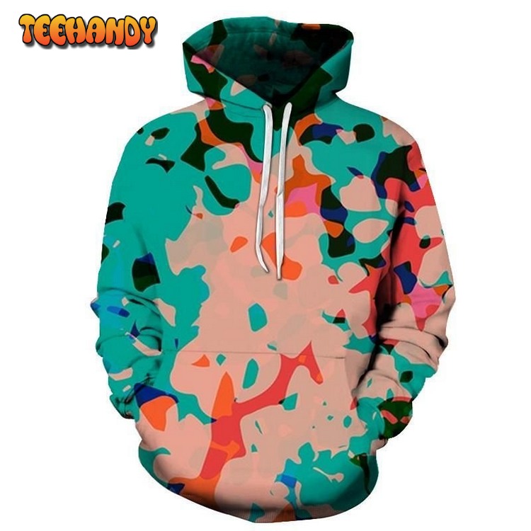 Vibrant Prints 3D Pullover 3D Hoodie