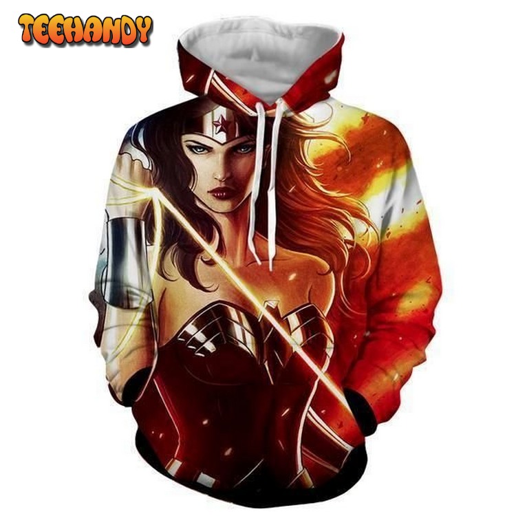 Victorian Wonder Women 3D Pullover 3D Hoodie