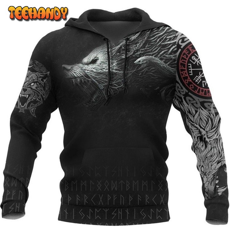 Viking Fenrir Pullover 3D Hoodie