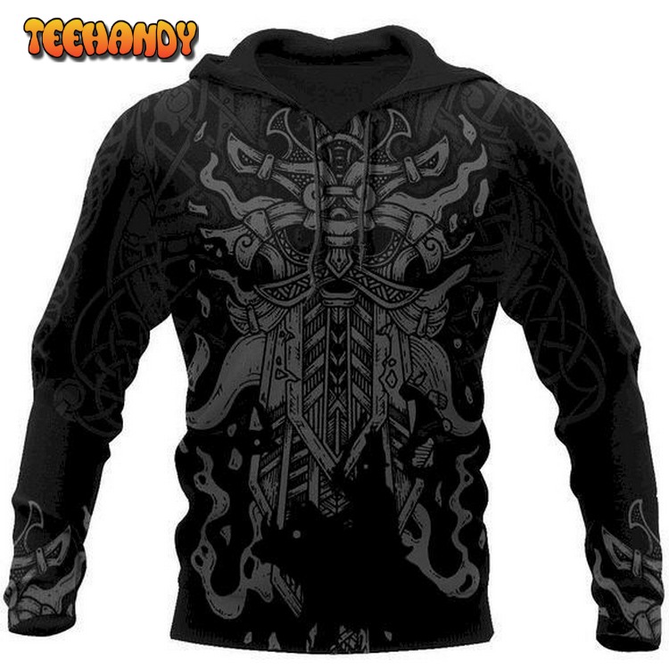 Viking Odin Pullover 3D Hoodie