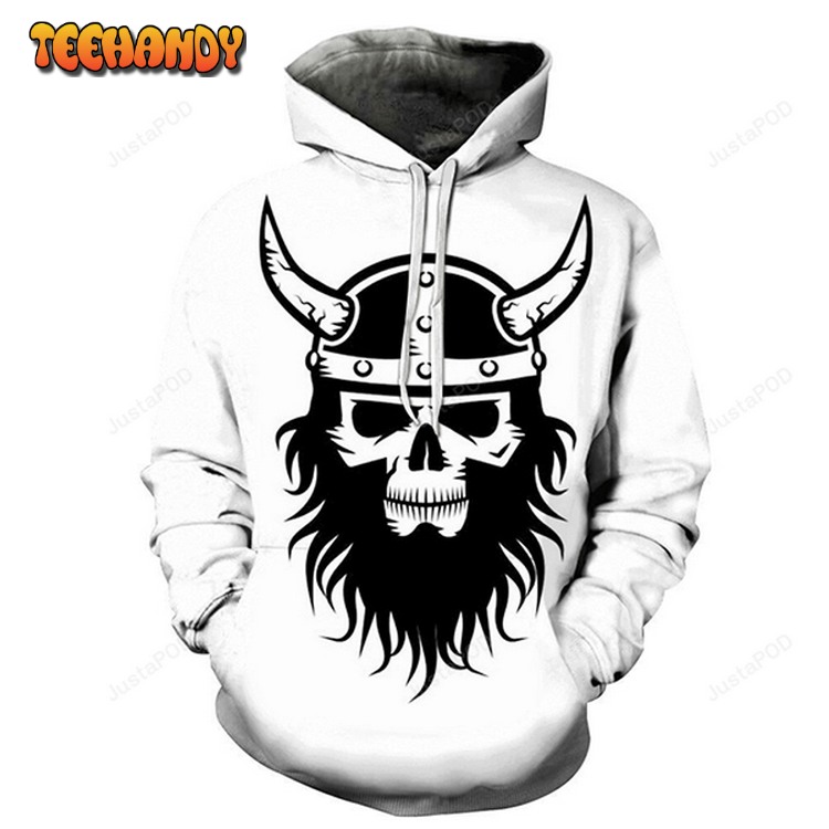 Vikings Beaword Pullover 3D Hoodie