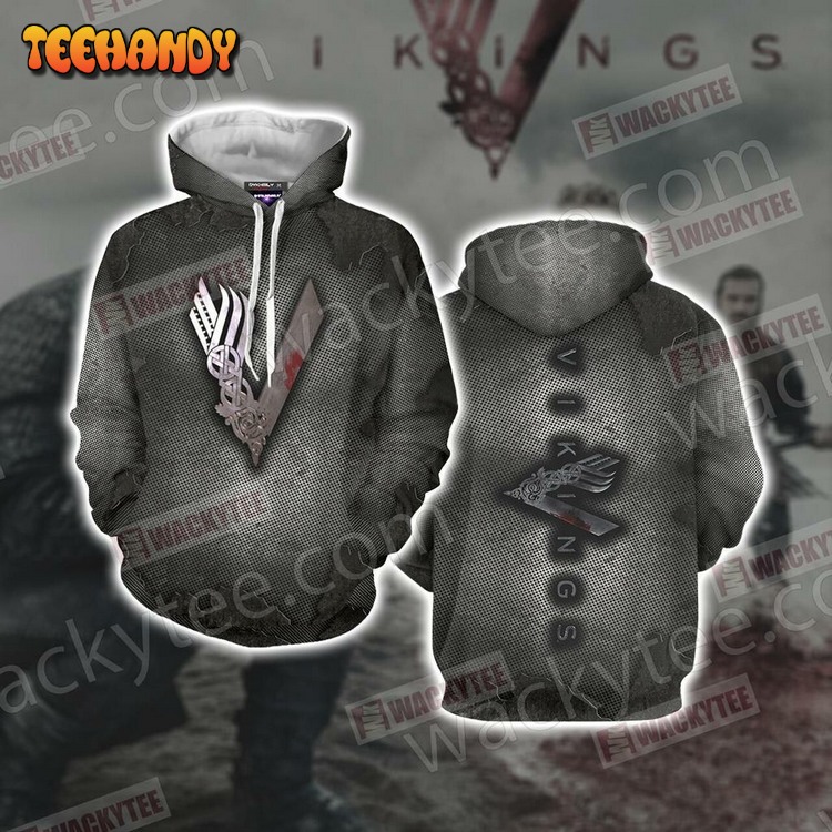 Vikings Unisex 3D Hoodie Pullover 3D Hoodie