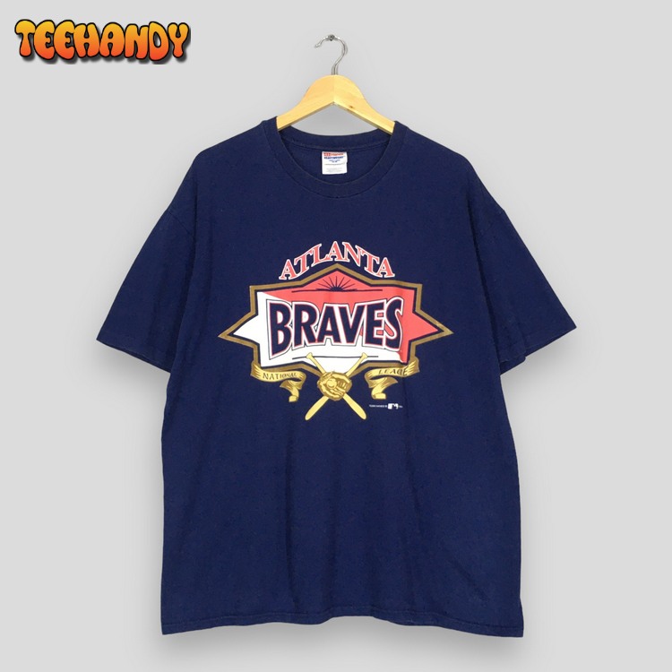 Vintage 90s Atlanta Braves Mlb T Shirt Sweatshirt