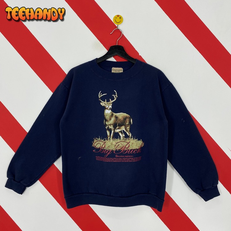 Vintage 90s Deer T Shirt Sweatshirt