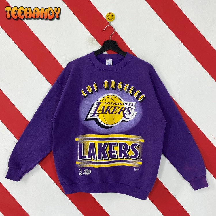 Vintage 90s Los Angeles Lakers T Shirt Sweatshirt