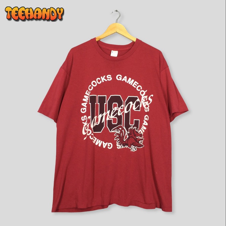 Vintage 90s South Carolina Gamecocks Football T Shirt Sweatshirt