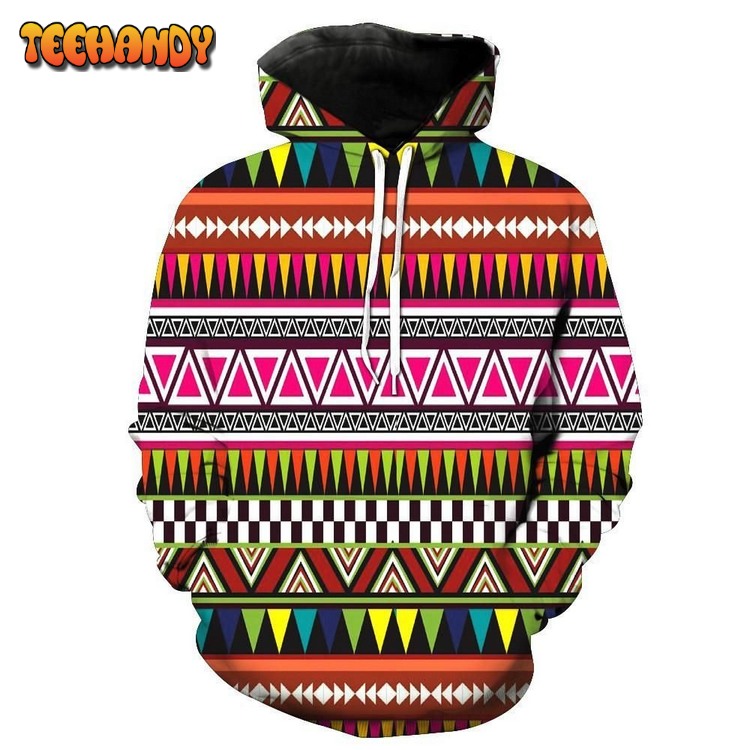 Vintage Aztec Pullover 3D Hoodie