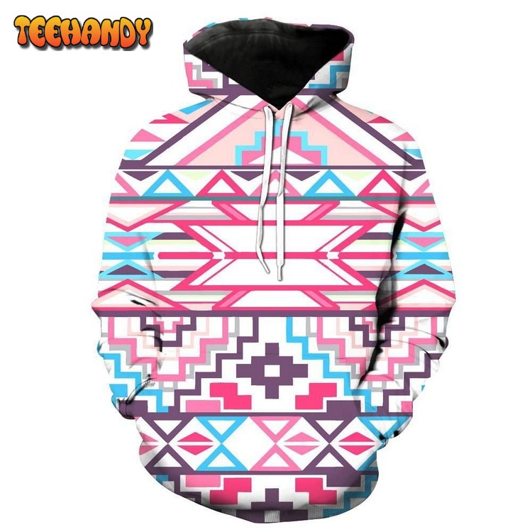 Vintage Aztec V2 Pullover 3D Hoodie