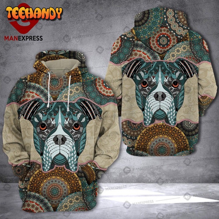 Vintage Boxer Pullover 3D Hoodie