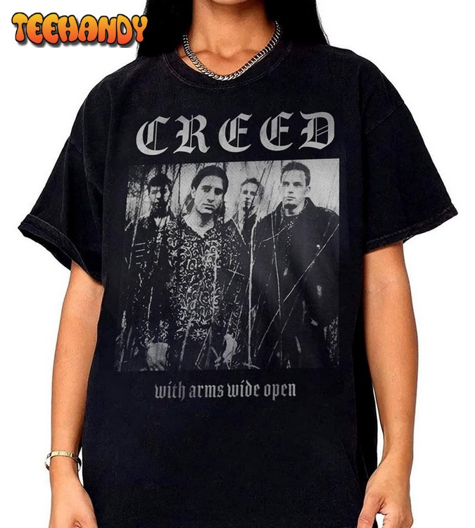 Vintage Creed Band Shirt,Creed Band Tour Shirt,Graphic Vintage Sweatshirt