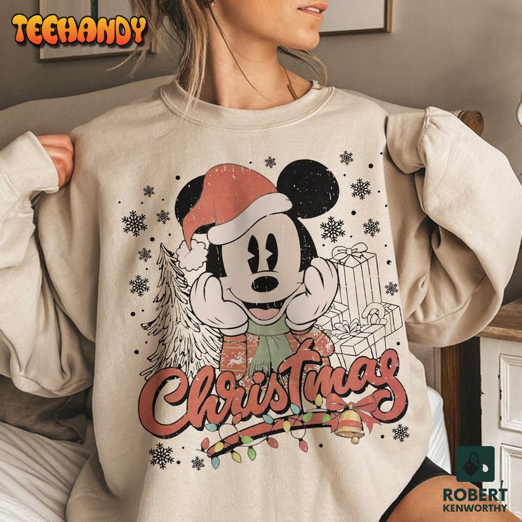 Vintage Disney Mickey Christmas Sweatshirt