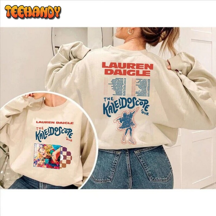 Vintage Lauren Daigle Sweatshirt, The Kaleidoscope Tour 2023 T-Shirt