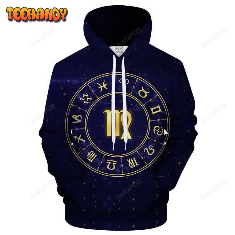 Virgo Circle 3D Sweatshirt Pullover 3D Hoodie