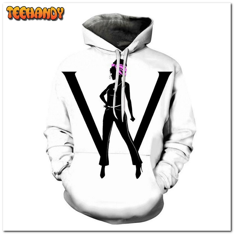 W 3D 3D Hoodie For Men Women All Over 3D Printed Pullover 3D Hoodie