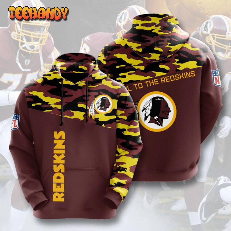 Washington Redskins American Football 3D Printed Hoodie