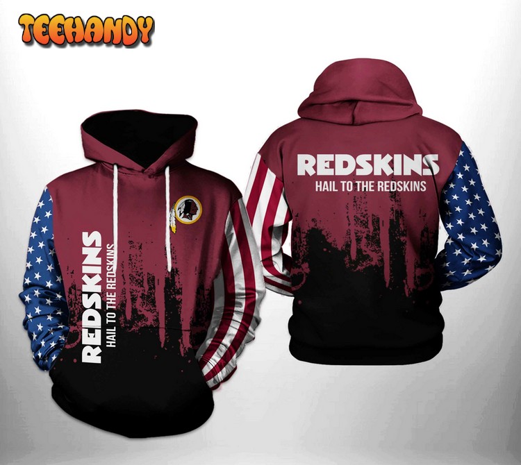 Washington Redskins NFL Team US 3D Printed Hoodie