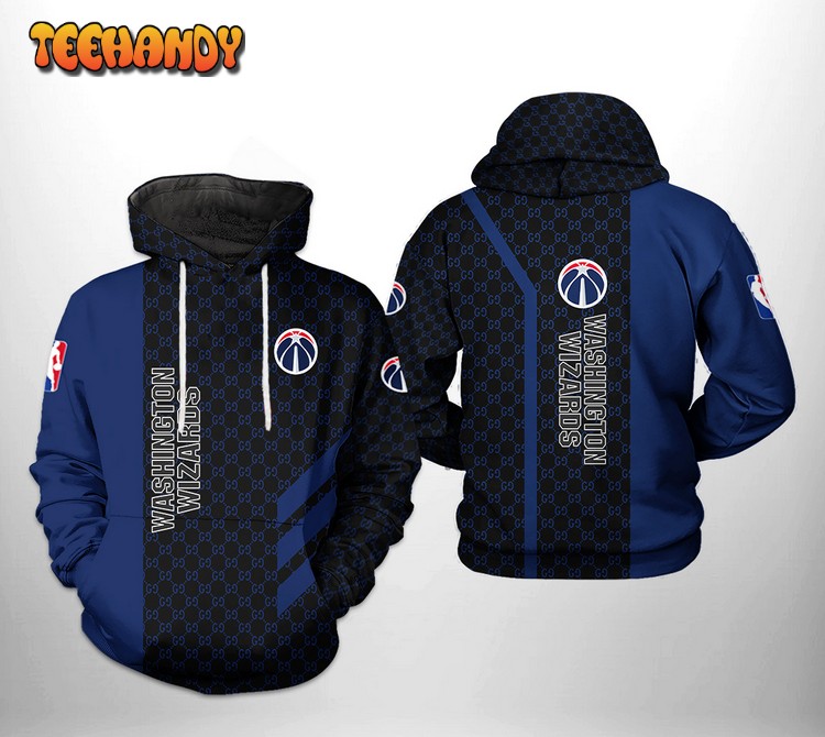 Washington Wizards NBA 3D Printed HoodieZipper Hoodie