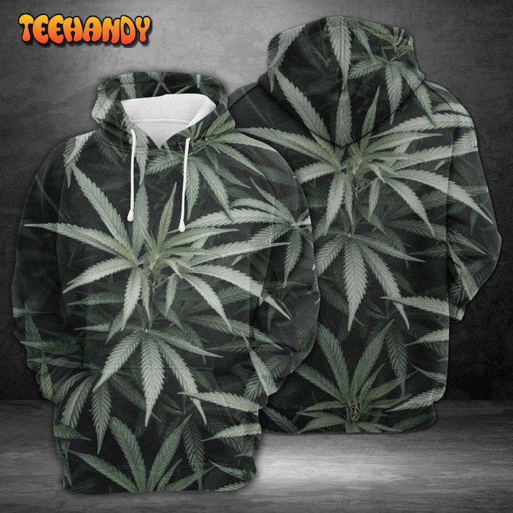 Weed 3D Printed HoodieZipper Hoodie