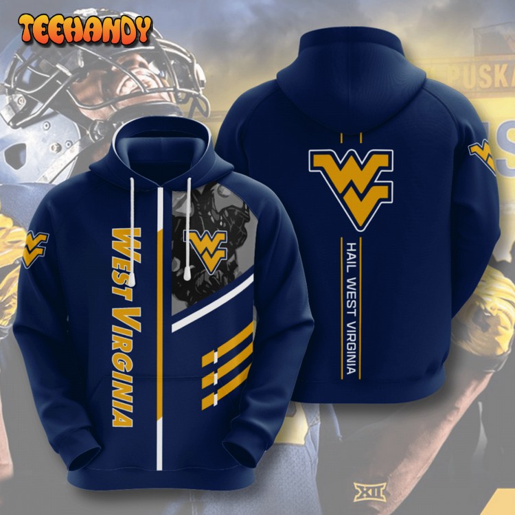 West Virginia Mountaineers American Football 3D Printed Hoodie