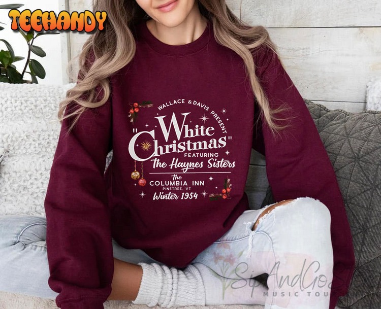 White Christmas Movie Sweatshirt, Christmas White Movie 1954 Shirt