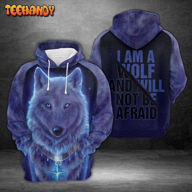 Wolf Spirit 3D Printed Hoodie Zipper Hoodie