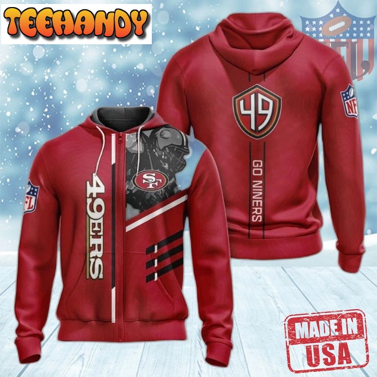 Youth 3D Hoodies San Francisco 49ers Graphic Gifts For Fans