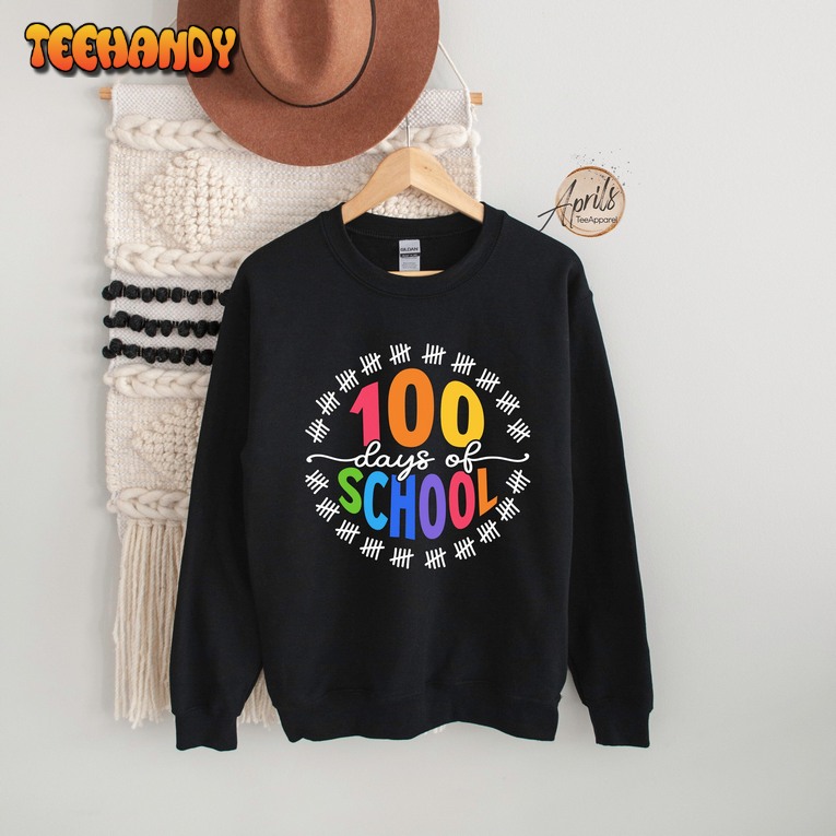 100 Days of School Sweatshirt, 100 Days of School Hoodie, School Shirt