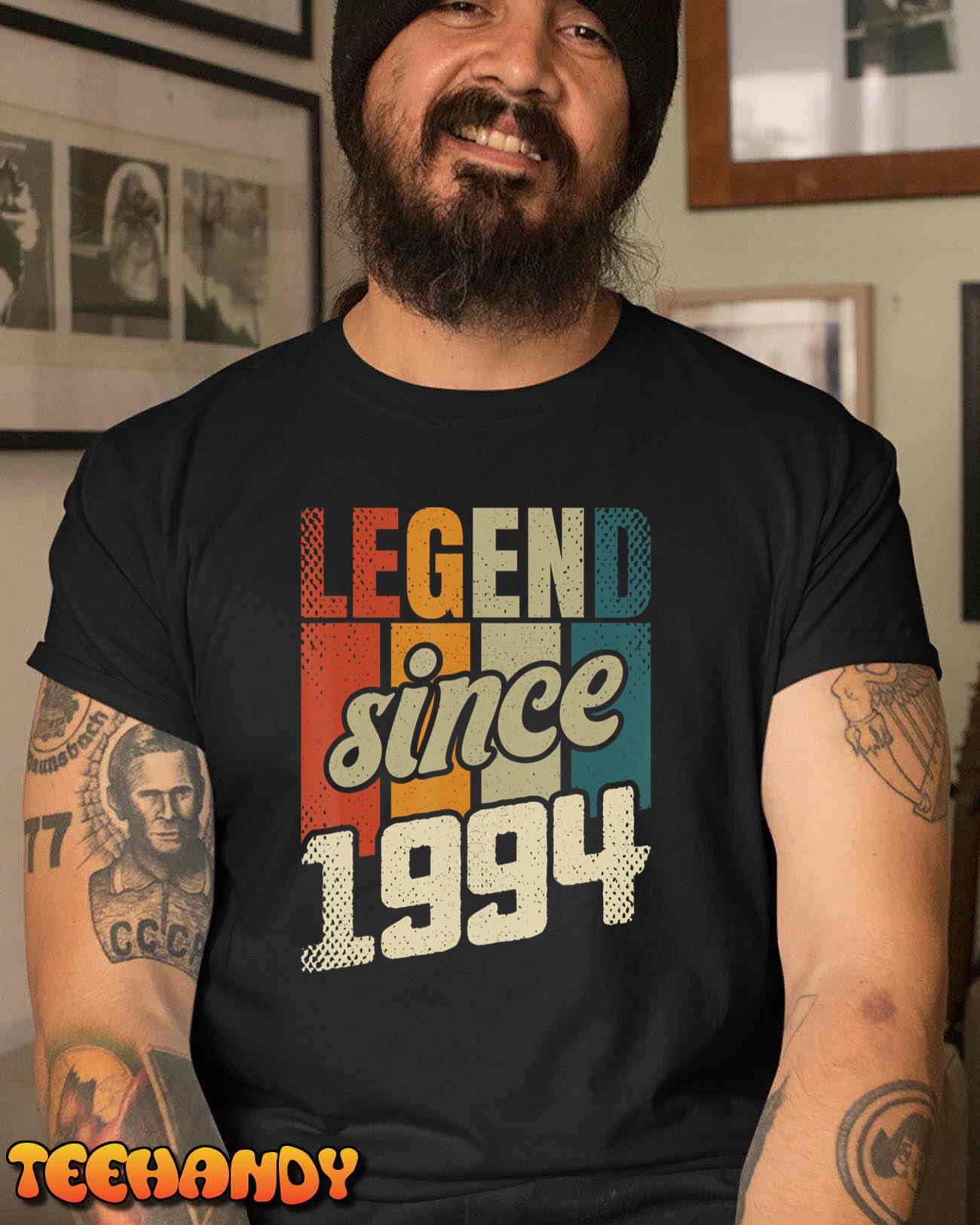 30th Birthday Man Woman 30 Years 1994 Decorative Funny Gift T-Shirt
