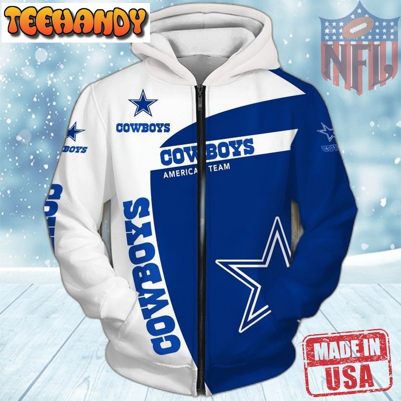 3D Printed Dallas Cowboys Hoodie Pullover Gift For Fans