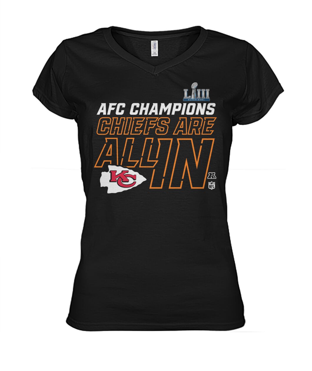AFC Champions 2023 Chiefs Are All In Shirt