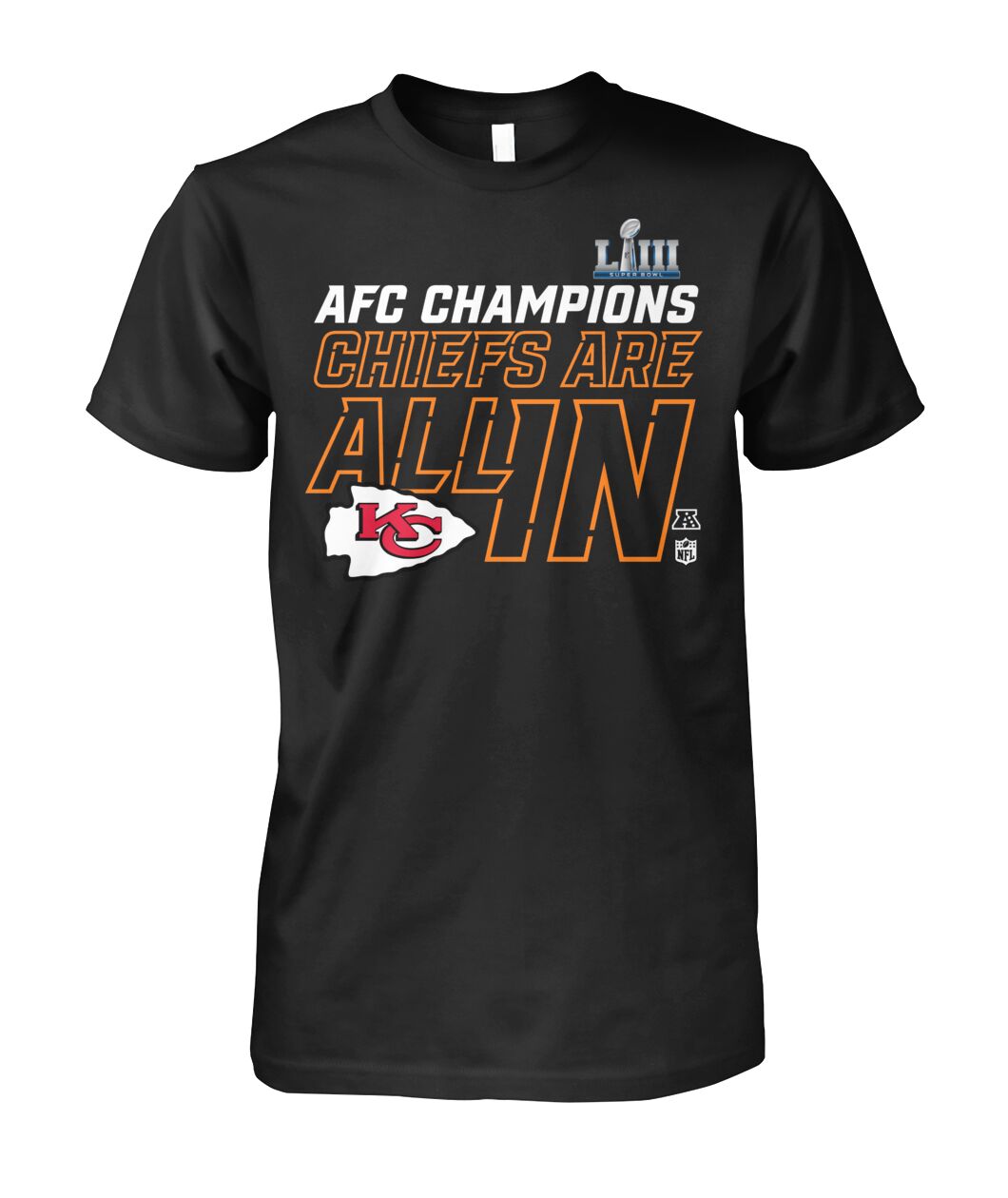 AFC Champions 2023 Chiefs Are All In Shirt