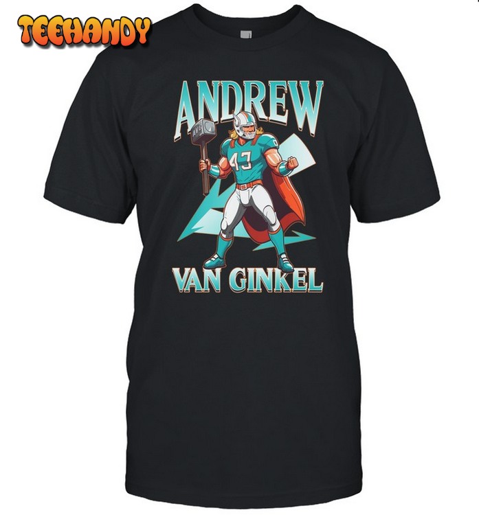 Andrew Van Ginkel Thor Themed Dolphins T Shirt