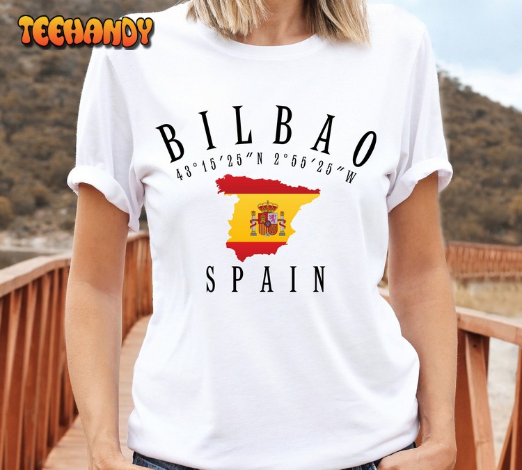 Bilbao T Shirt, Spain Shirt, Spanish T-shirt