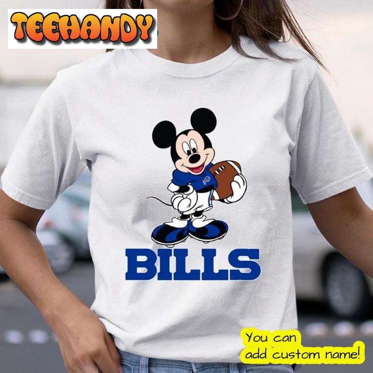 Cheerful Mickey Mouse Buffalo Bills Standings T Shirt