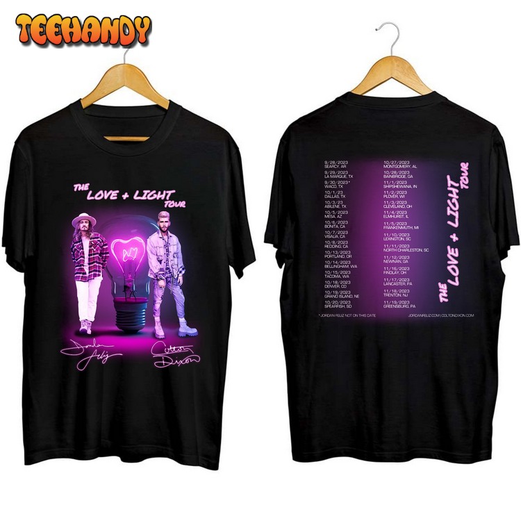 Colton Dixon & Jordan Feliz – The Love + Light Tour 2023 Shirt