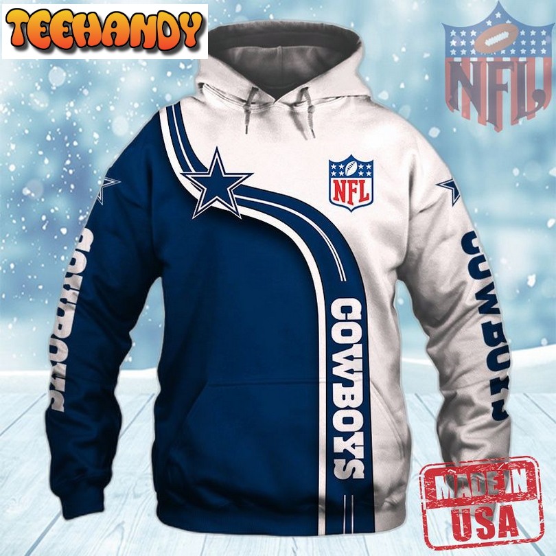 Dallas Cowboys 3D Graphic Hoodie Cute Sweatshirt Pullover Gift For Fans