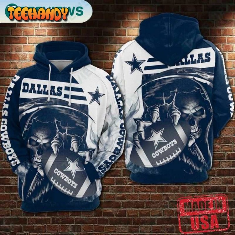 Dallas Cowboys Nfl White Darc Sport Hoodies