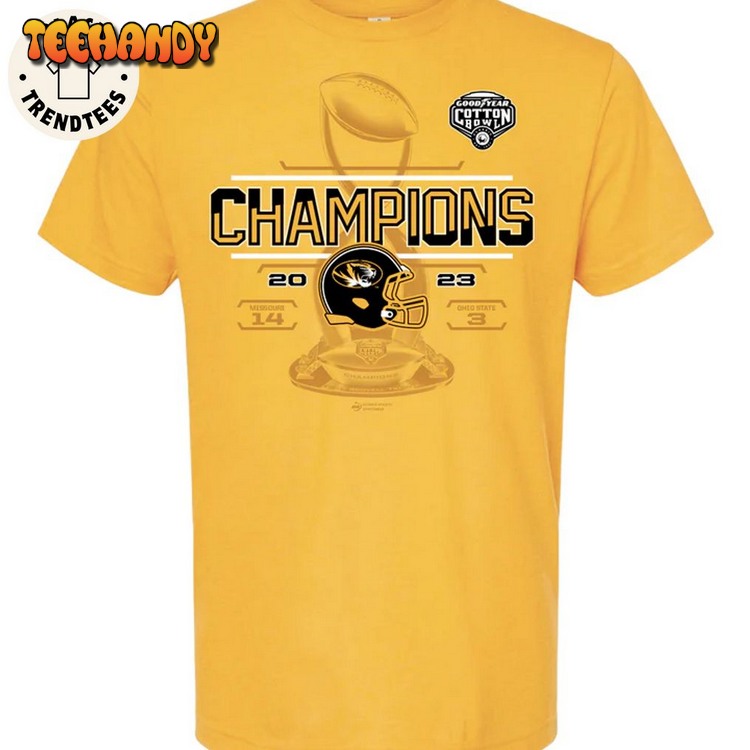 Good Year Cotton Bowl Champions 2023 Missouri Tigers Sweatshirt